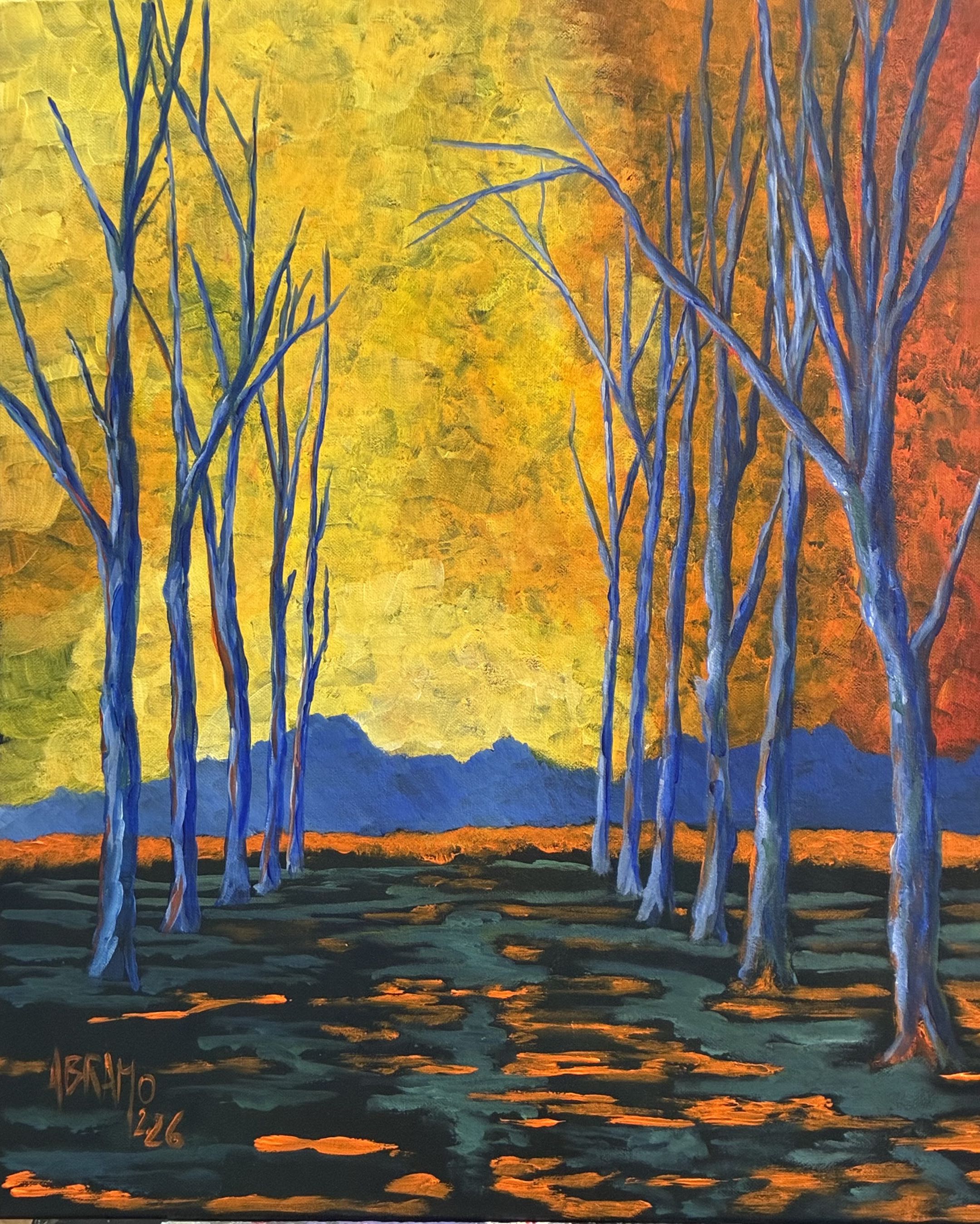 Ambiance colorée de l'atelier de peinture